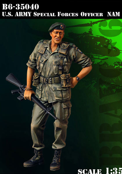 1:35 U.S. Army Special Forces Officer, 'Nam / Офицер спецназа армии США, Вьетнам - B6-35040