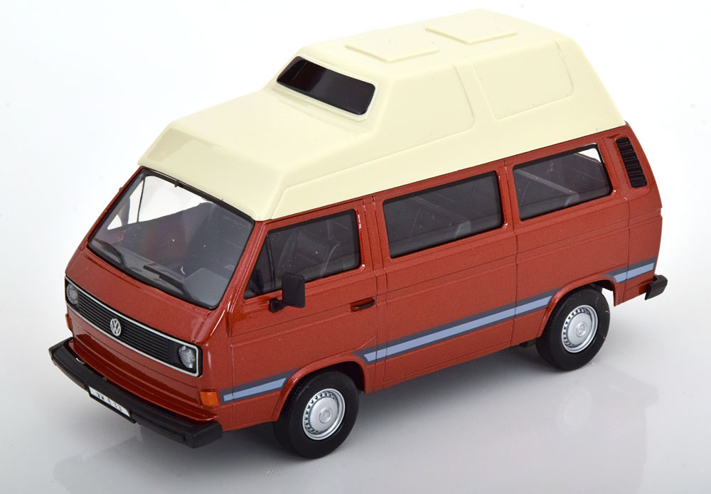 1:24 VOLKSWAGEN T3 Camper, brown metallic/light grey - 79594