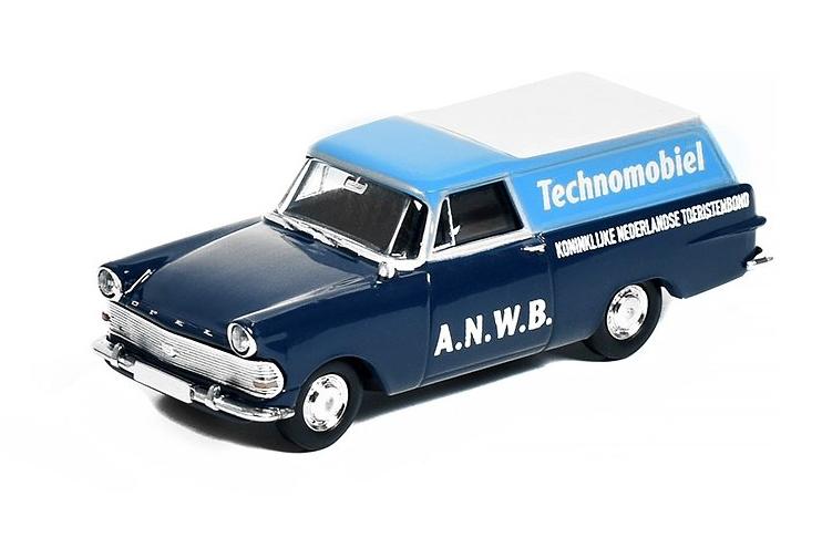 1:87 OPEL P2 Box Wagon ANWB NL (1960), blue - 20073