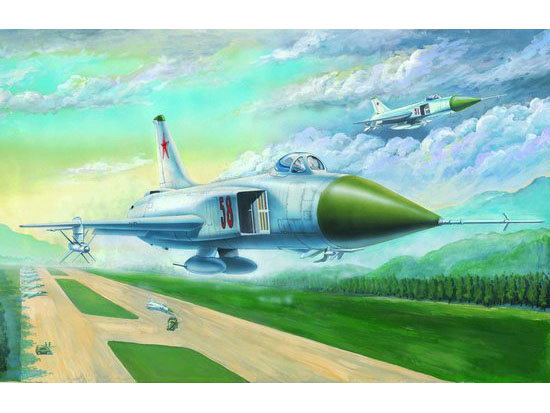 1:48 Сборная модель Советский истребитель-перехватчик Су-15 (Flagon-A) - 02810