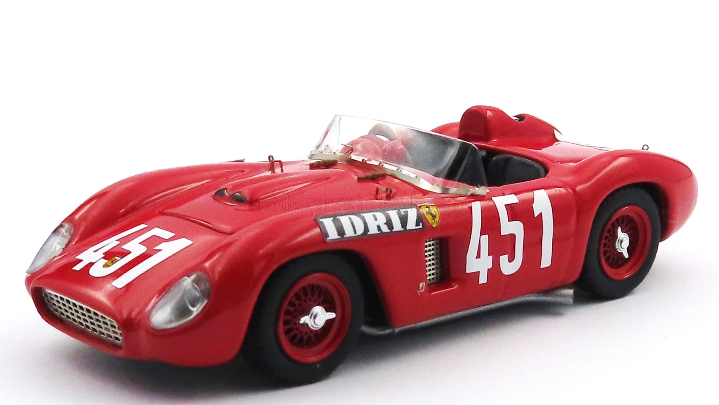 1:43 FERRARI 500tr Spider №451 Winner Class Mille Miglia (1957) Gino Munaron, Red - ART065/2
