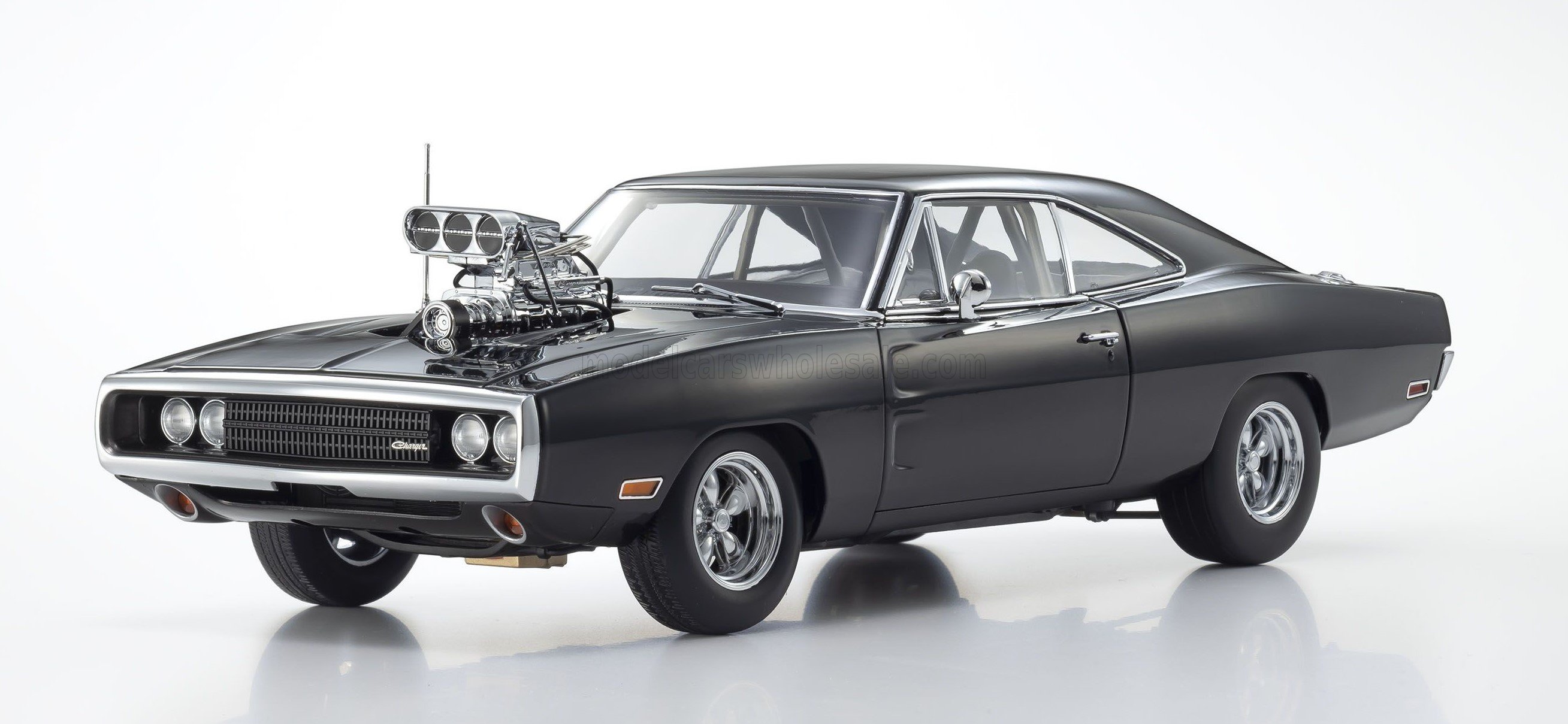1:18 DODGE - DOM'S DODGE CHARGER R/T 1970 - FAST & FURIOUS - BLACK - 08974FF