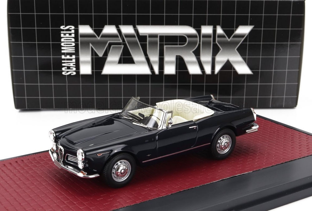 1:43 ALFA ROMEO 2600 Spider Cabriolet Open (1962), Dark Blue - MX40102-152
