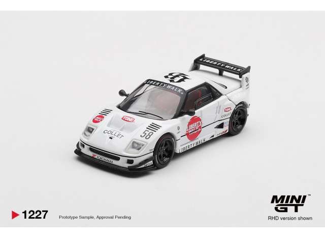 1:64 MAZDA AZ-1 Liberty Walk LB40 LB-Hinomaru (2025), white/red - MGT01227-R