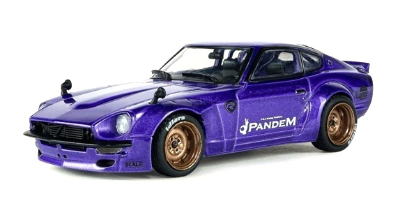 1:43 DATSUN 240Z ROCKET BUNNY Coupe (1973), purple metallic - S4316303