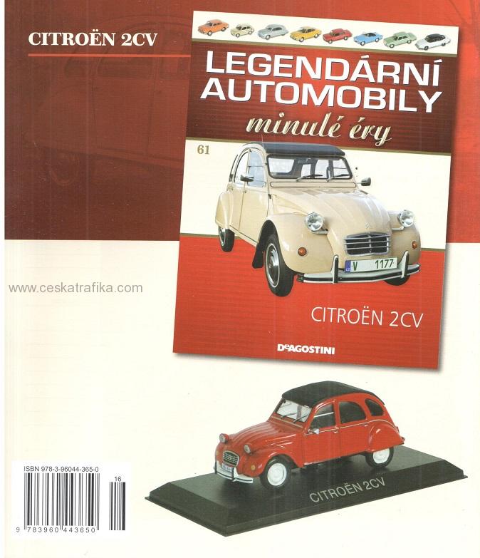 1:43 CITROEN 2CV, Legendarni automobily minule ery 61 - LAME061