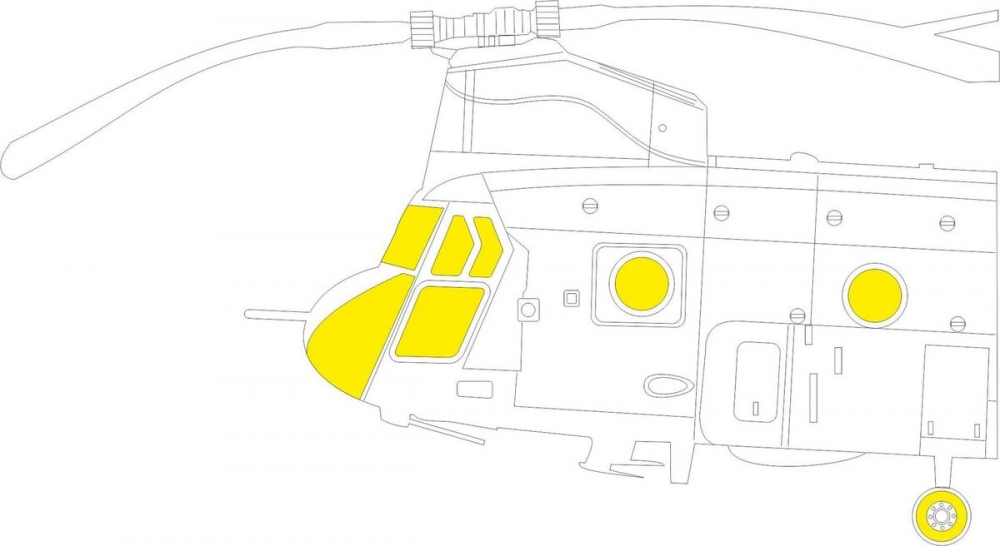1:48 Маска окрасочная CH-47A - EX813
