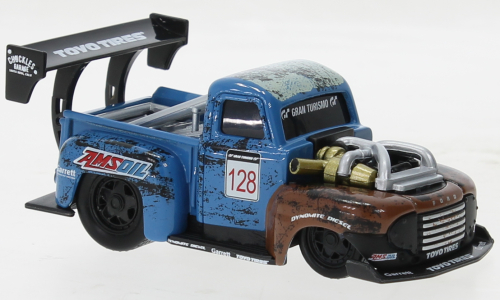 1:64 FORD F-100 Pick Up (1949), blue/brown - 15526-15559