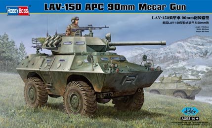 1:35 Сборная модель LAV-150 APC w/ 90mm Mecar Gun - 82421