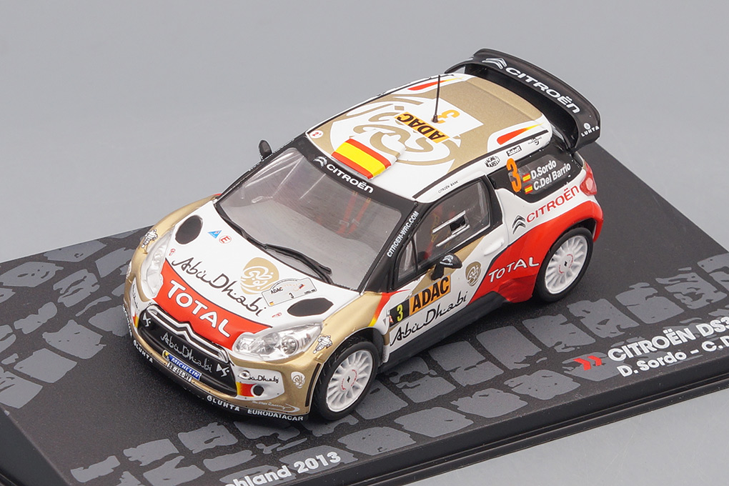 1:43 CITROEN DS3 WRC #3 Sordo/Del Barrio победитель Rally Deutschland (2013) - ATR111