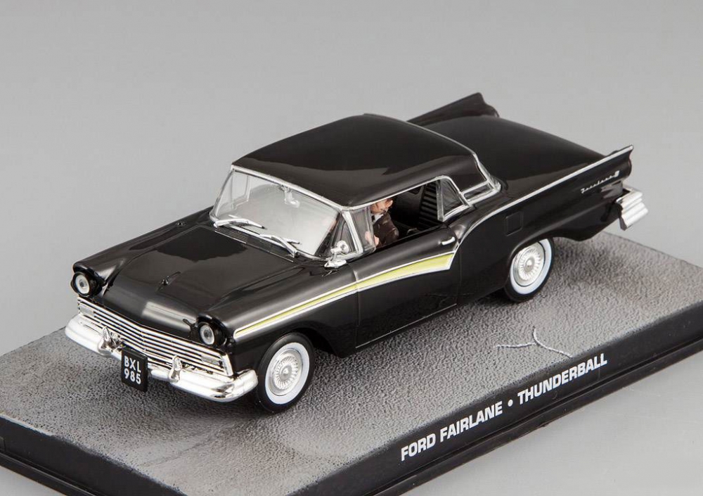 1:43 FORD Fairlane Skyliner Thunderball (1965), black - JB57