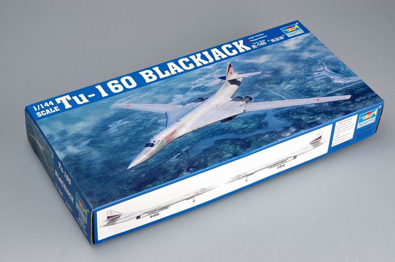 1:144 Сборная модель Российский стратегический бомбардировщик ТУ-160 (Blackjack) - 03906