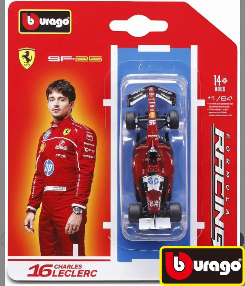1:64 FERRARI  SF-25 #16 Formula 1 Charles Leclerc (2025) - 18-56801 #16