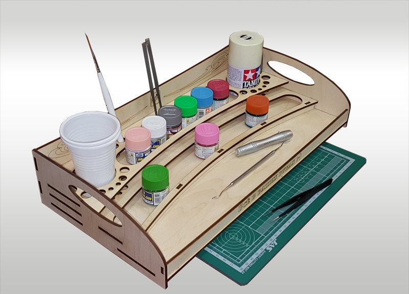 Рабочая станция №1 с нишей под коврик. WorkStation №1 - WIM-WS-001