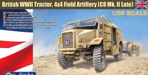 1:35 Сборная модель British WWII Tractor C8 Late - 35GM0066