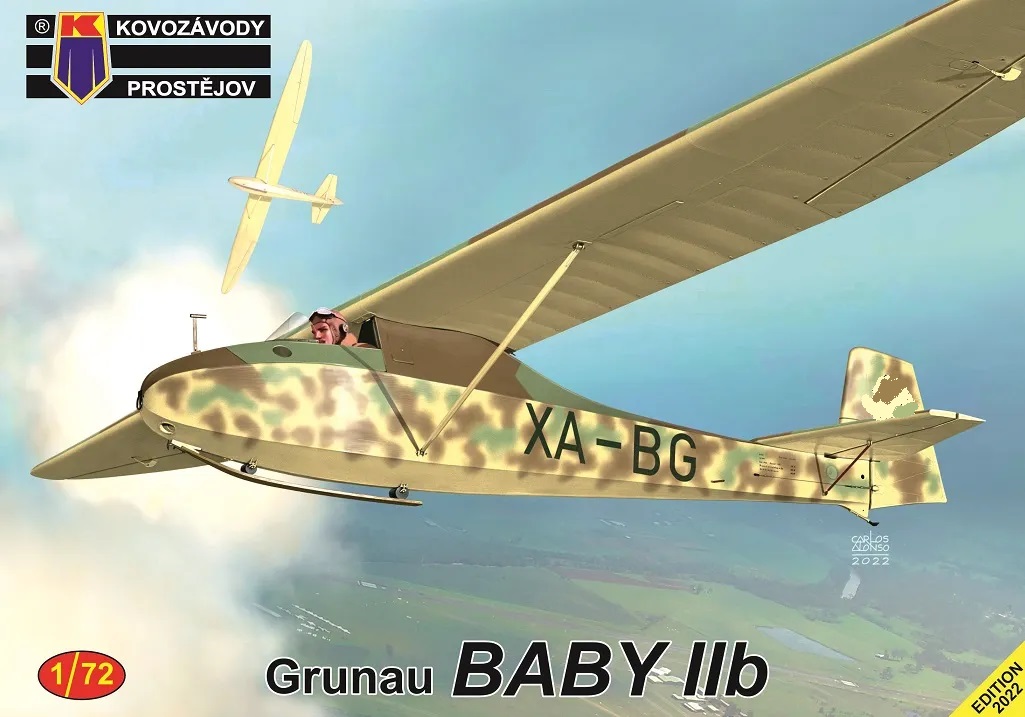 1:72 Сборная модель Grunau Baby Iib - KPM0357