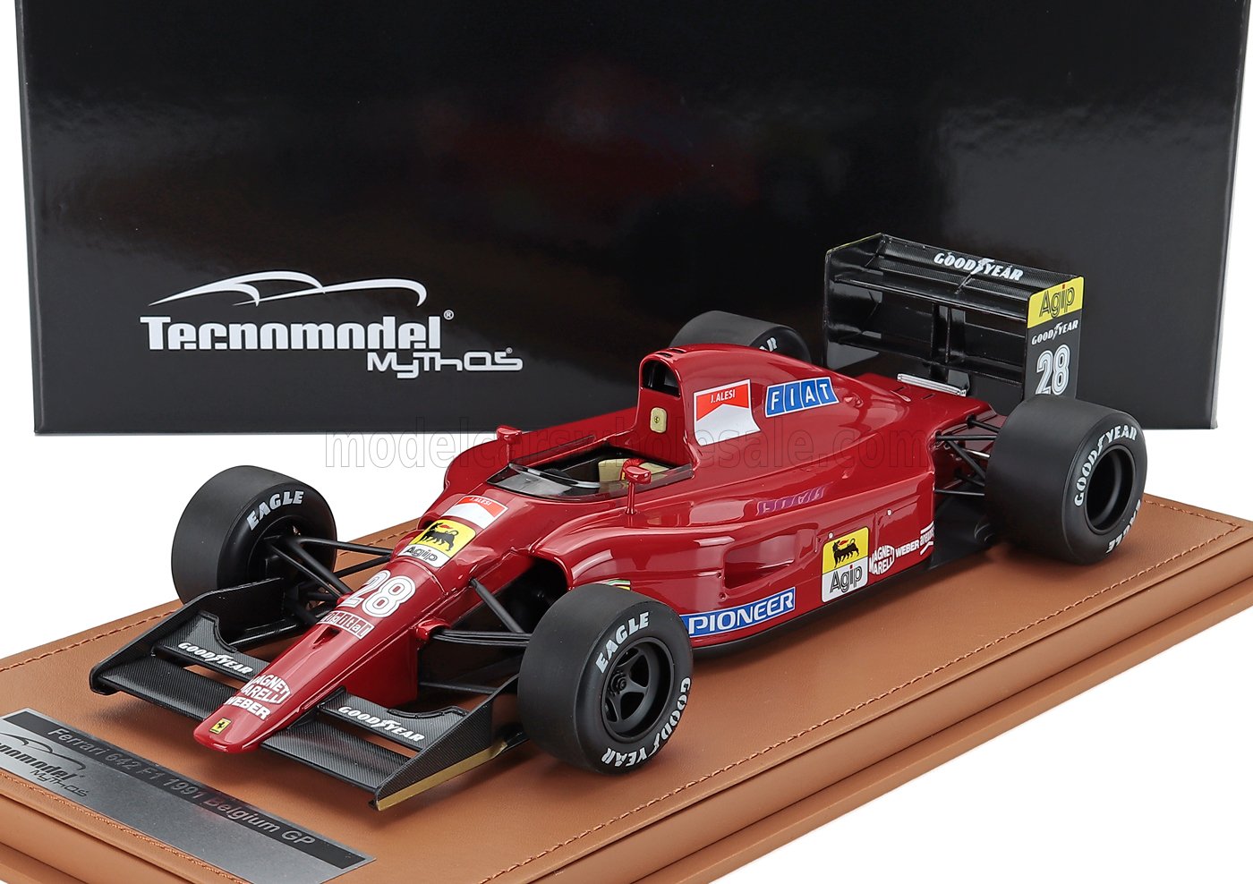 1:18 FERRARI F1 642 №28 Belgium Gp (1991) Jean Alesi, Red Black - TM18-392C