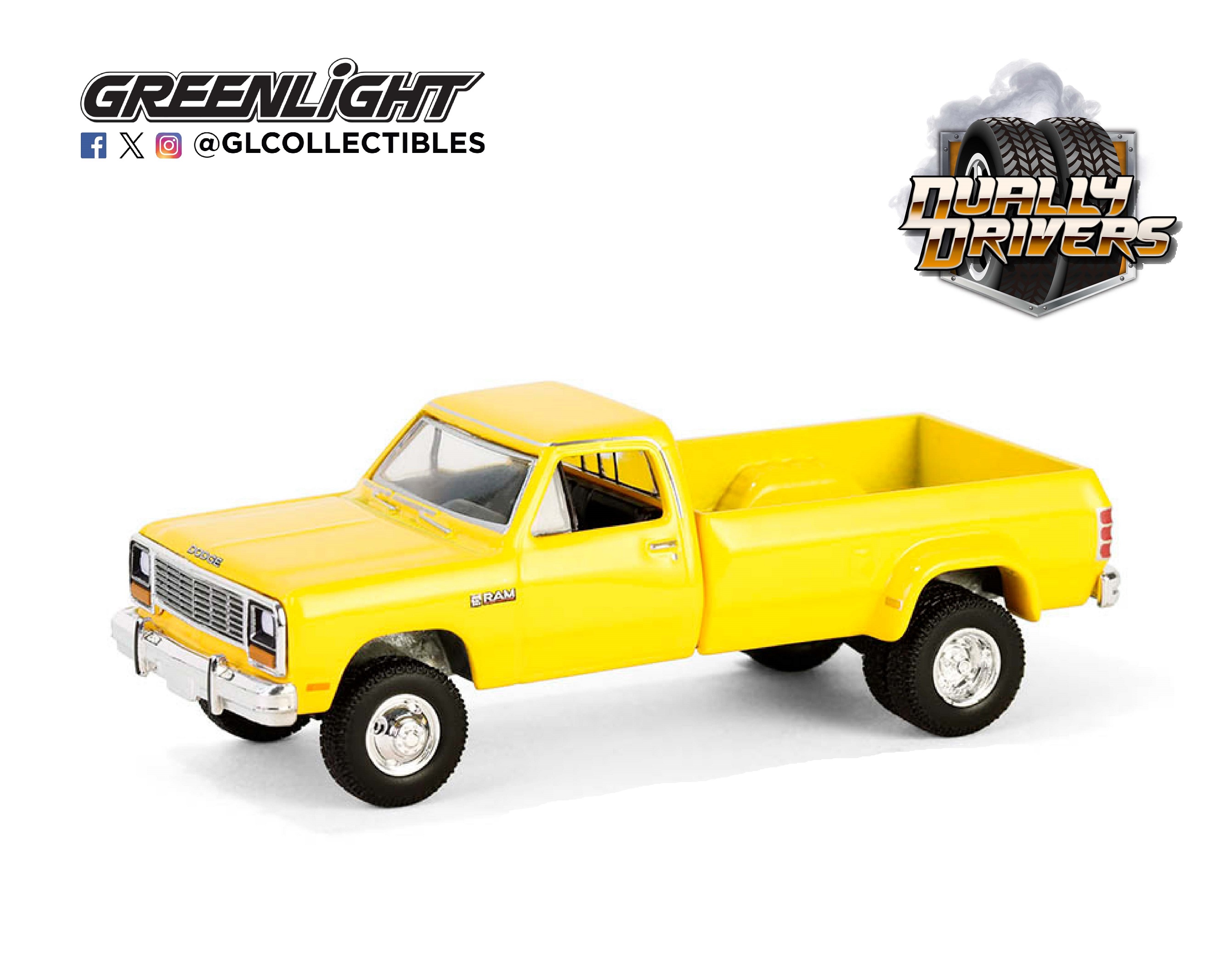 1:64 DODGE RAM D-350 пикап (1982), Yellow - 46150B