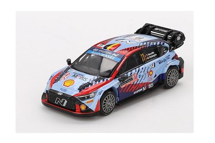 1:64 HYUNDAI i20 N Rally1 Hybrid #11 T. Neuville – M. Wydaeghe Rally Monte Carlo Winner (2024) - MGT00871-L