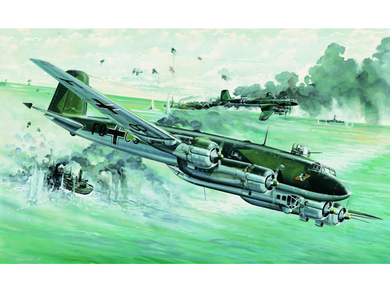 1:48 Сборная модель Самолет  Фокке-Вульф FW-200С-4 'Кондор' - 02814