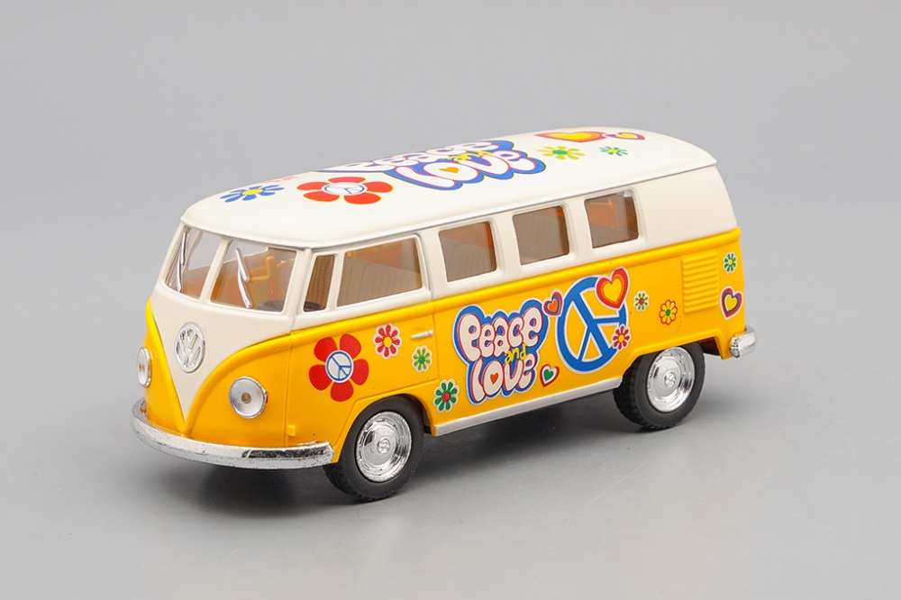 1:32 VOLKSWAGEN Classical bus (1962), желтый - КТ5377/4