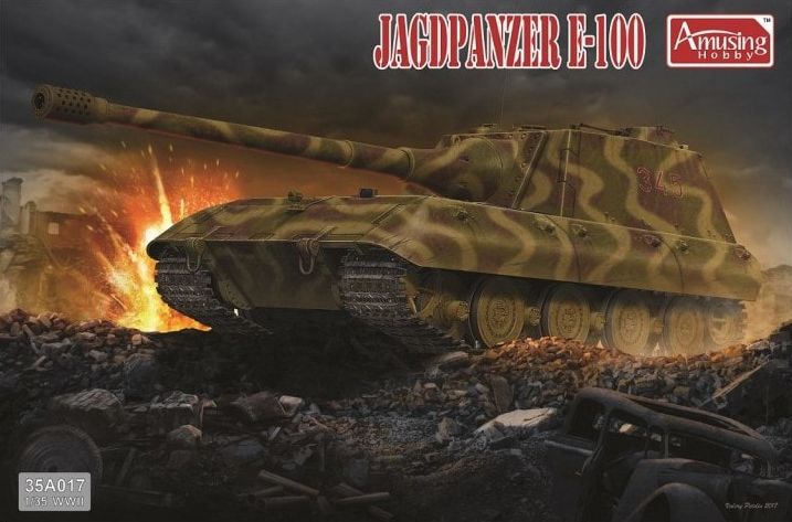1:35 Сборная модель Немецкая тяжелая САУ Jagdpanzer E-100