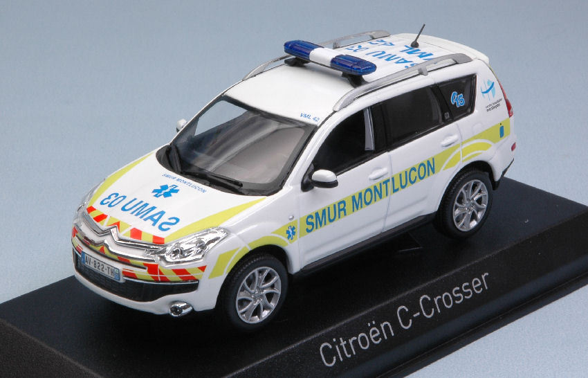 1:43 (Б/У) CITROËN C-Crosser 'SMUR de Montluсon'' (мобильная неотложная помощь) 2011 - 155653-X1