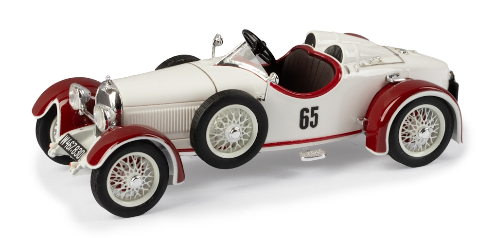 1:43 Austro Daimler ADR 8 Torpedo Roadster #65 1929, beige / red - EMEU43032A