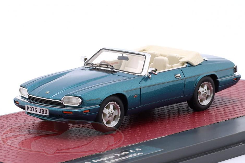 1:43 JAGUAR XJS 4.0 Celebration Convertible / offenes Verdeck (1995), turquoise metallic - MX41001-253