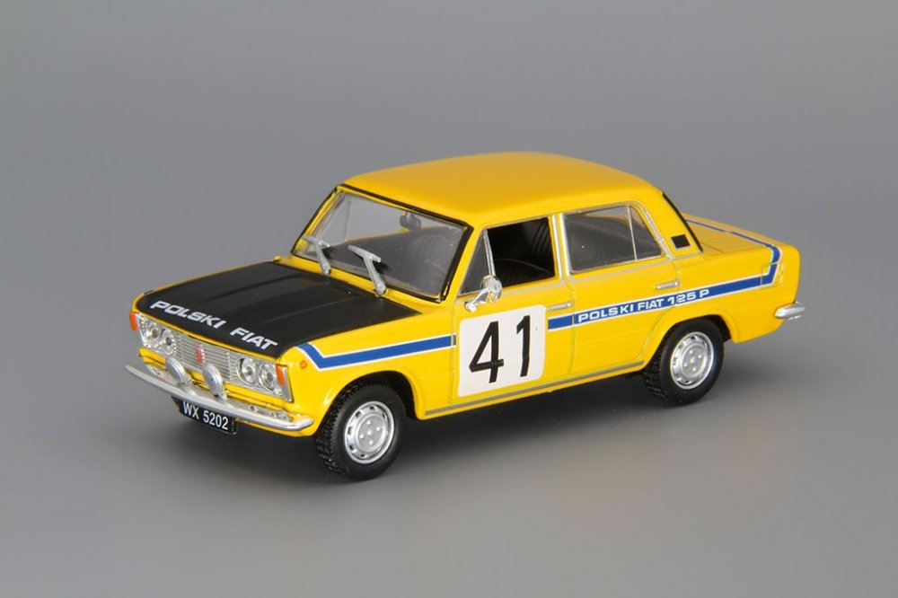 1:43 FIAT 125P Rajdowy, yellow - kul981