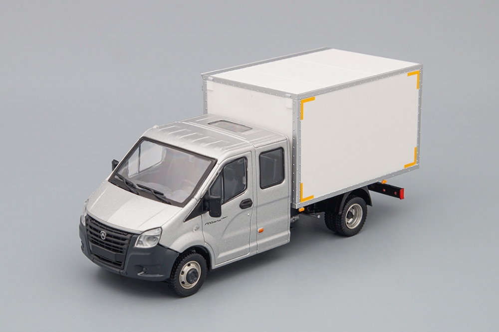 1:43 ГАЗель NEXT A22R33 хлебный фургон, серебристый - H563 X