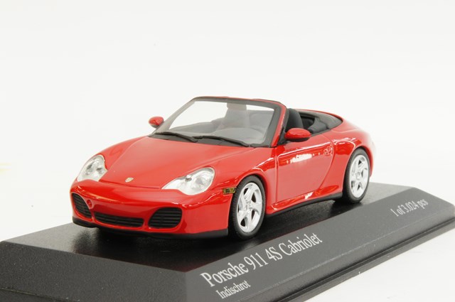 1:43 PORSCHE 911 4S Cabriolet (2003), red - 400062831