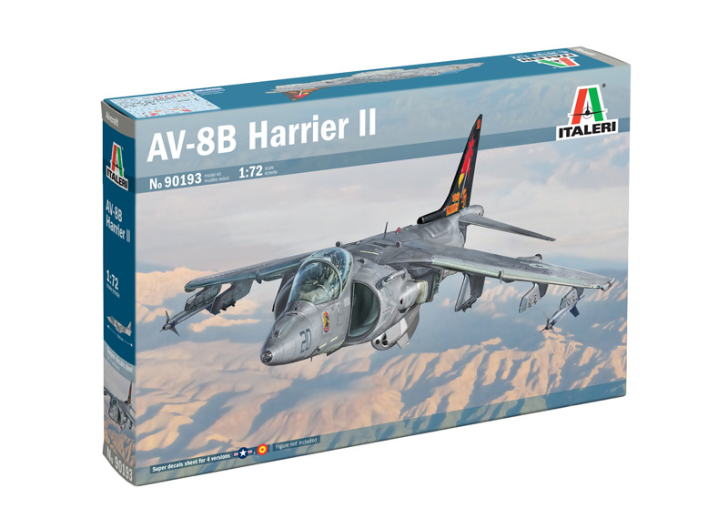 1:72 Сборная модель McDONNEL DOUGLAS Av-8b Harrier Military Airplane (1978) - 90193ИТ