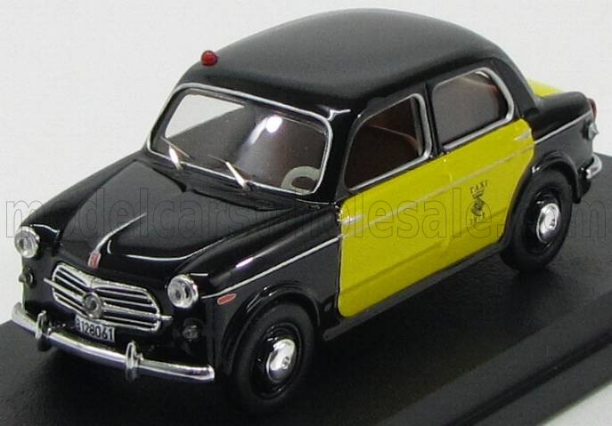 1:43 FIAT 1100/103 Taxi Barcellona (1956), Black Yellow - 4449