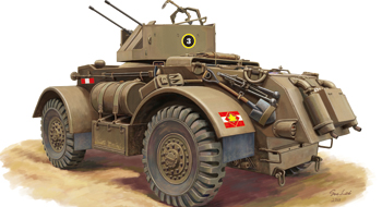 1:48 Сборная модель T17E2 Staghound A.A. Armoured Car - ZB48002