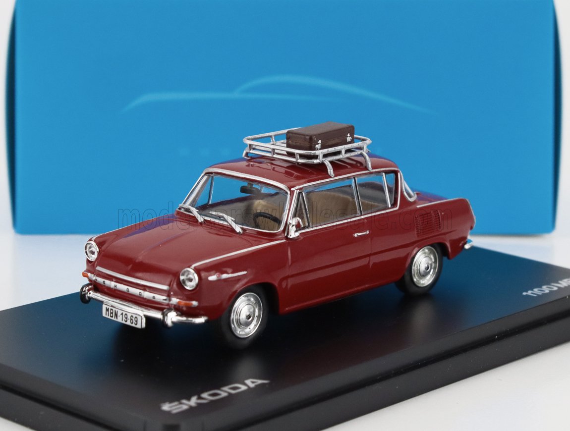 1:43 SKODA 1100 Mbx (1969), Bordeaux - 721BC1