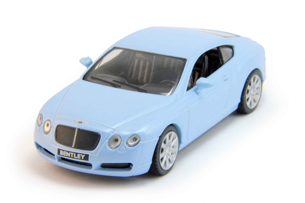 1:43 BENTLEY Continental GT, Суперкары 20, light blue - SUP020