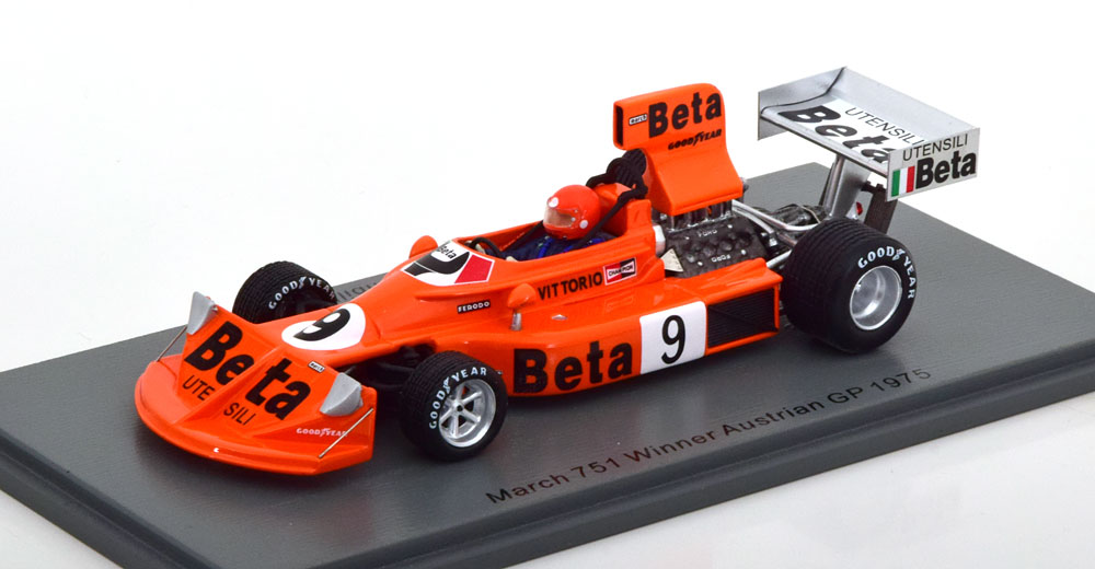 1:43 MARCH 751 Winner GP Austria, Brambilla (1975) - S5378