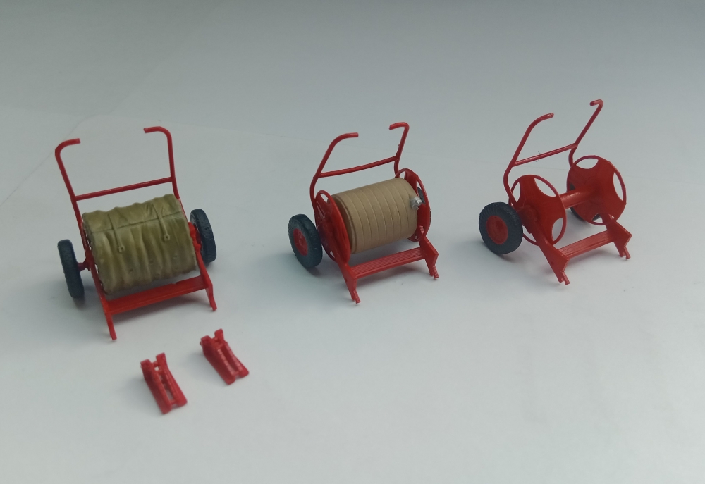 1:43 Сборная модель Рукавная катушка РК-4 без рукавов - PTVS26