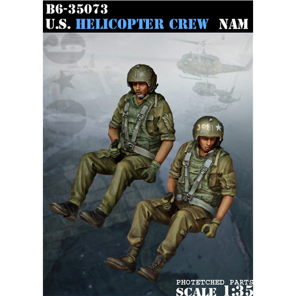 1:35 U.S. Helicopter Crew 'Nam / Американский экипаж вертолета во Вьетнаме - B6-35073
