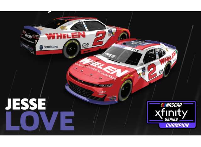 1:64 Chevrolet #2 Jesse Love *Whelen* red/white 2025 - NX22565WHEJZCHA