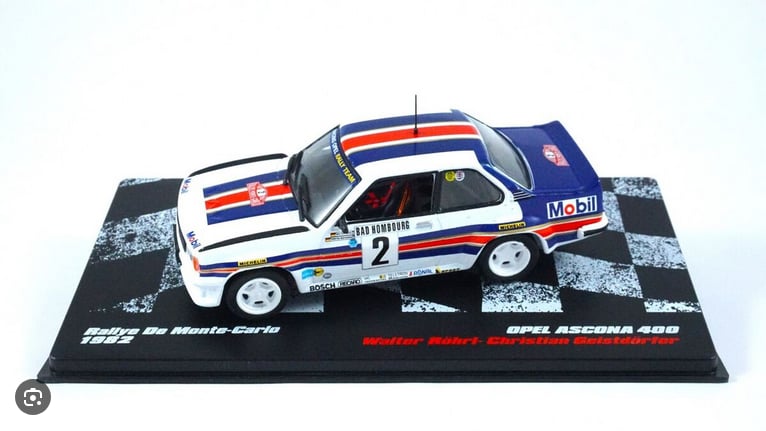 1:43 OPEL ASCONA 400 Rothmans 'W.Röhrl - C.Geistdörfer Rallye Monte Carlo' 1982 из серии RALLY CARS - RALLYC045