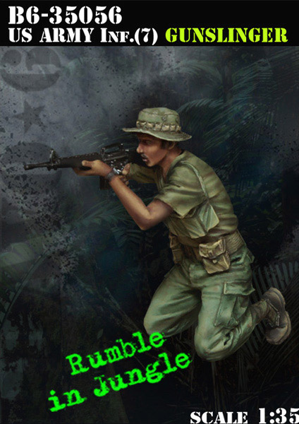 1:35 U.S. Army Inf.(7) 'Gunslinger' / Пехота армии США(7) 'Стрелок' - B6-35056