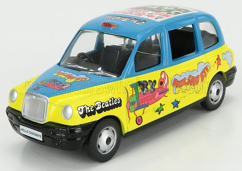 1:36 AUSTIN London Taxi Lti Tx4 (2014) - The Beatles, Yellow Light Blue - CC85930