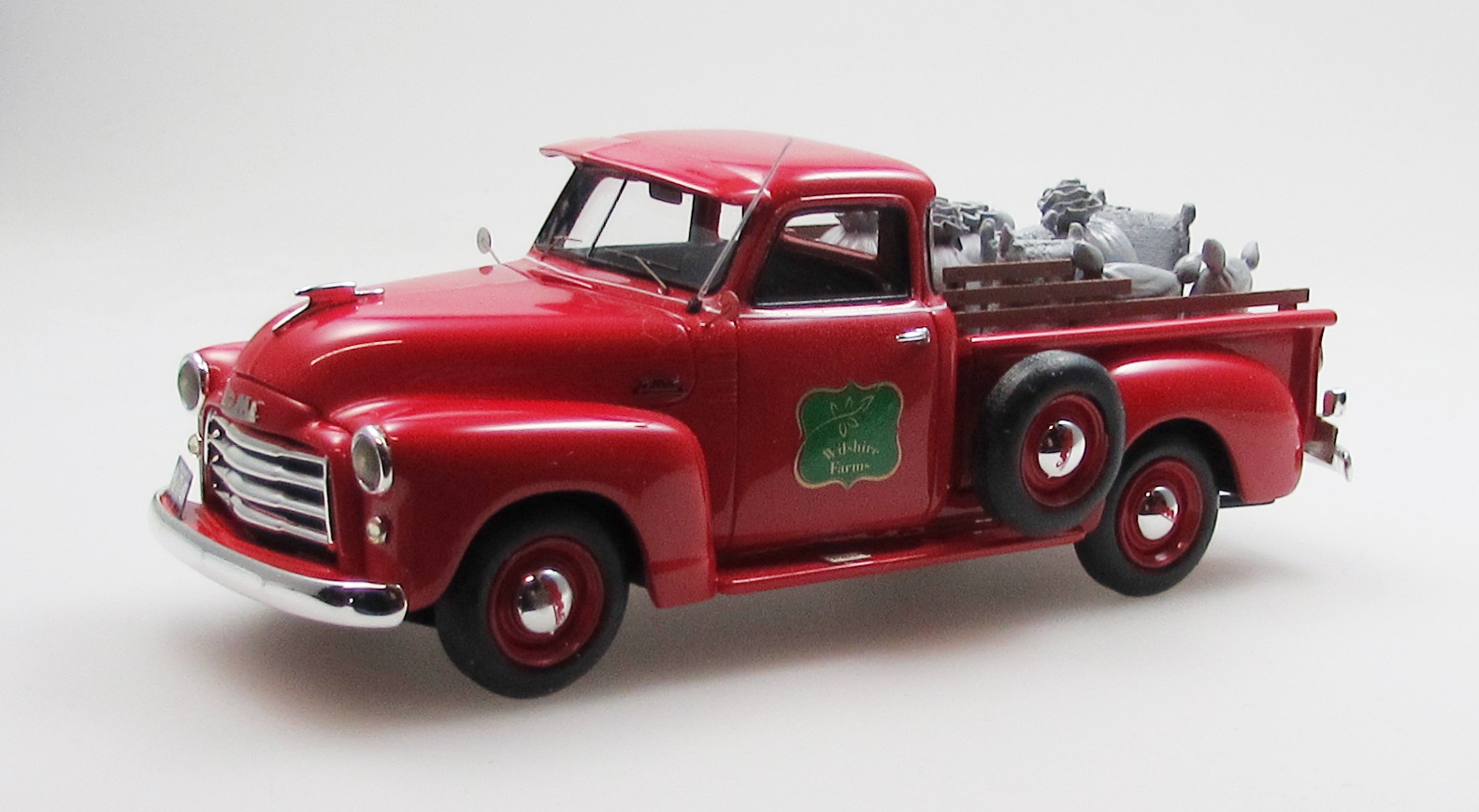 1:43 GMC Серии 100 5ти оконный пикап для фермерских хозайств  (1951), красный - EMUS430109L