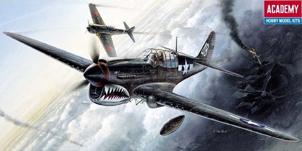 1:72 Сборная модель Самолет P-40M/N Warhawk - 12465