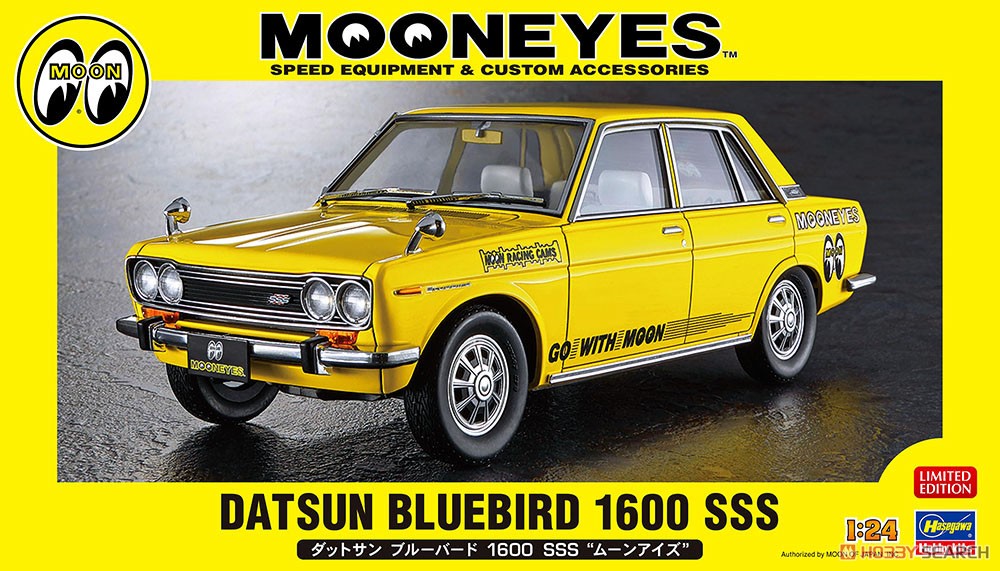 1:24 Сборная модель DATSUN BLUEBIRD 1600 SSS 'MOONEYES' (Limited Edition) - 20616