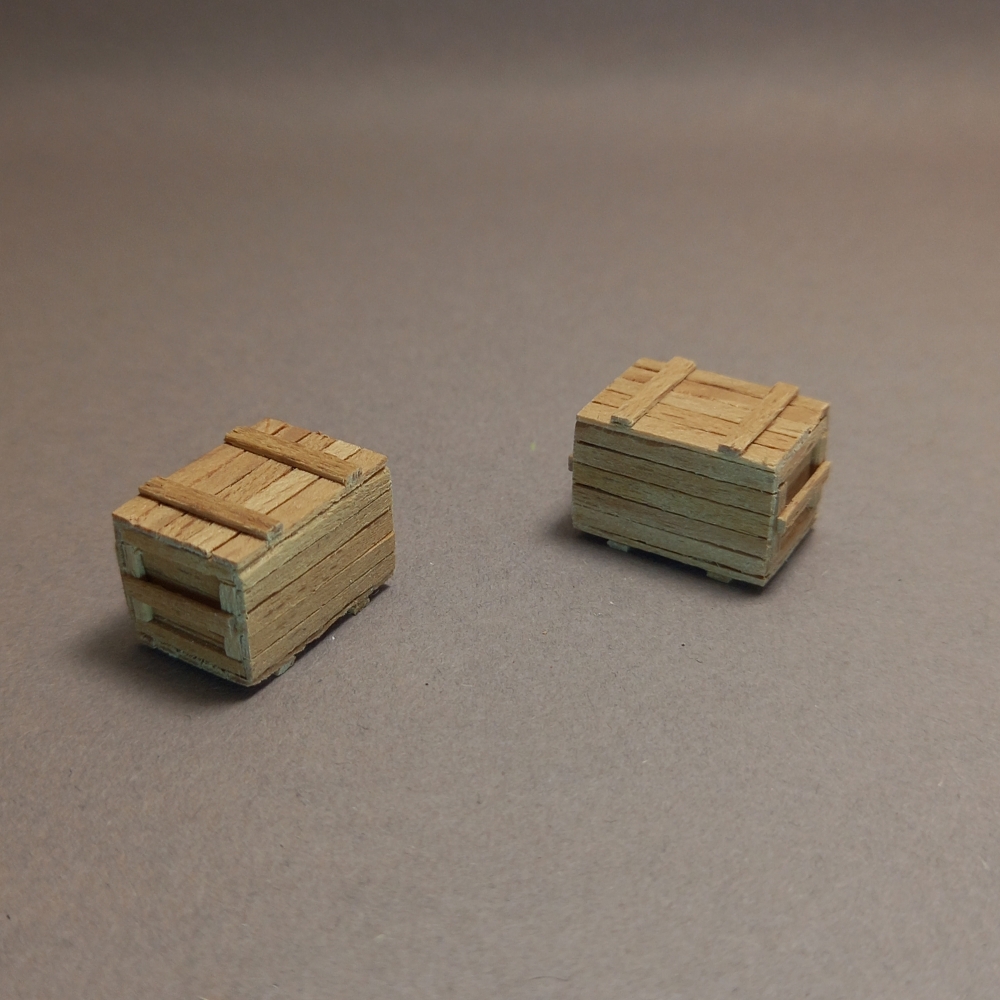 1:35 Ящик, 19*13*13, дерево, комплект 2 шт. - ROG012