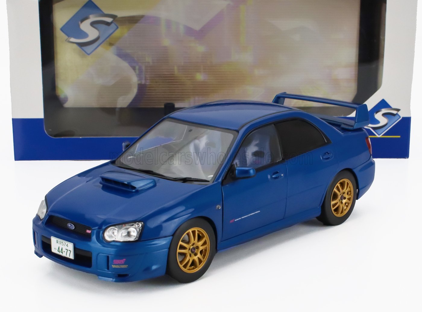 1:18 SUBARU Impreza Wrx Sti (2003), Blue - S1812301