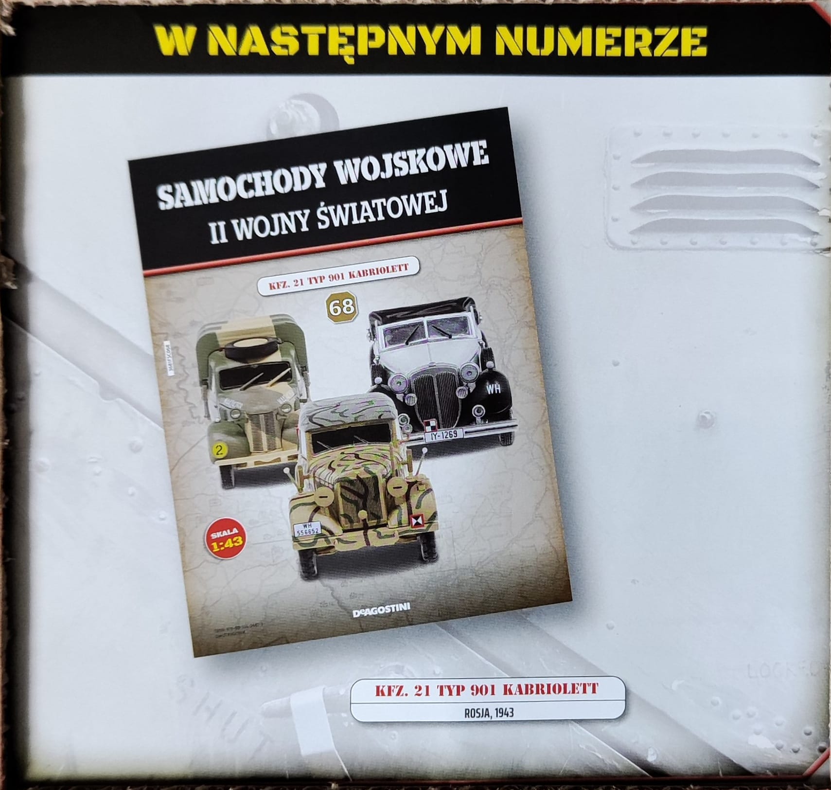 1:43 KFZ. 21 Typ 901 Kabrolett из серии Samochody Wojskowe Ii Wojny Światowej - SW068